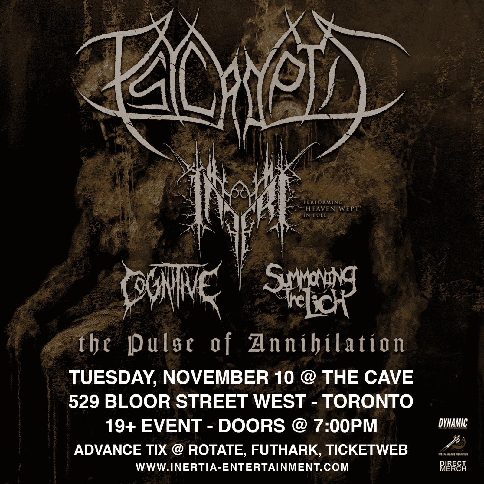 Psycroptic, Inferi, Cognitive & Summoning The Lich