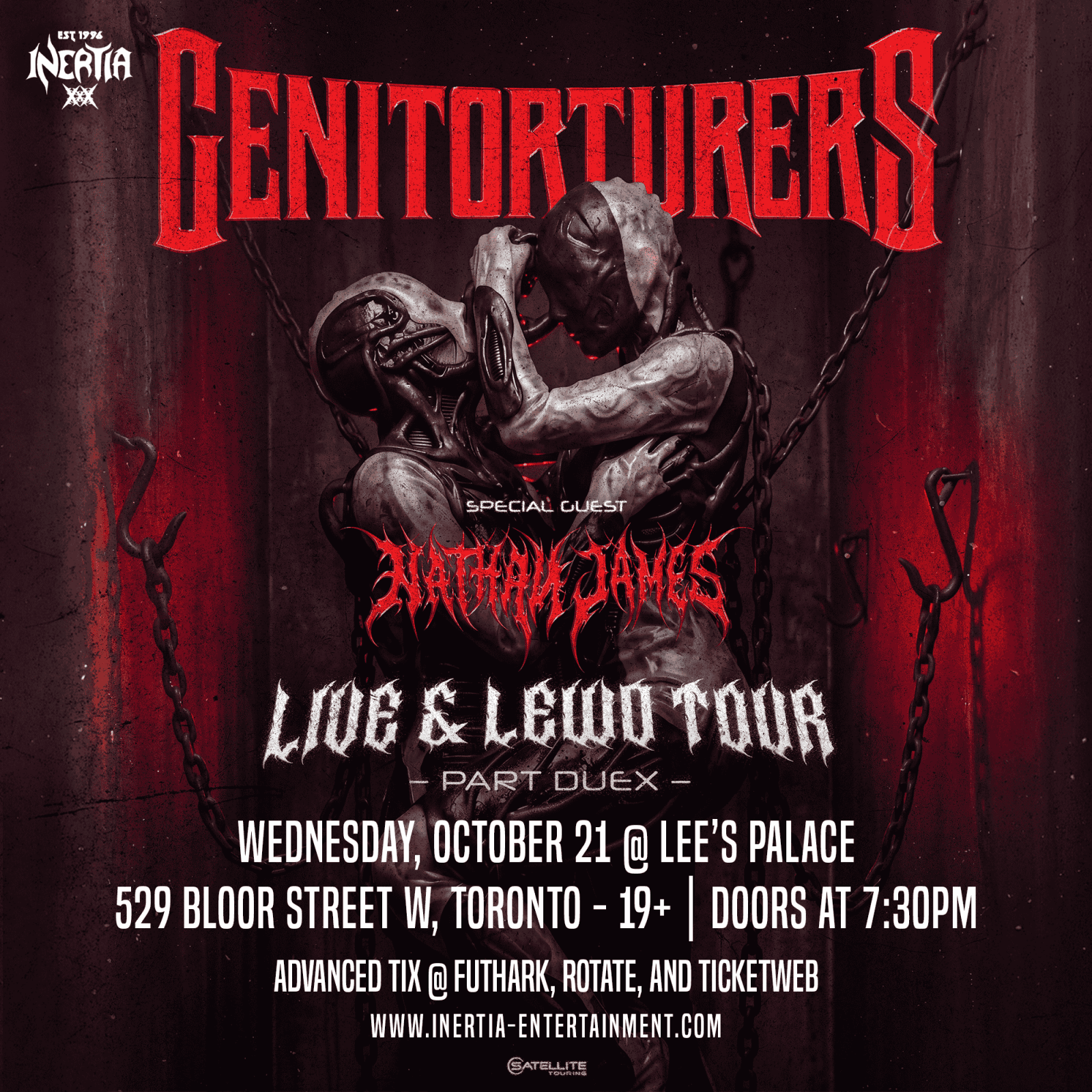 GENITORTURERS - LIVE + LEWD TOUR