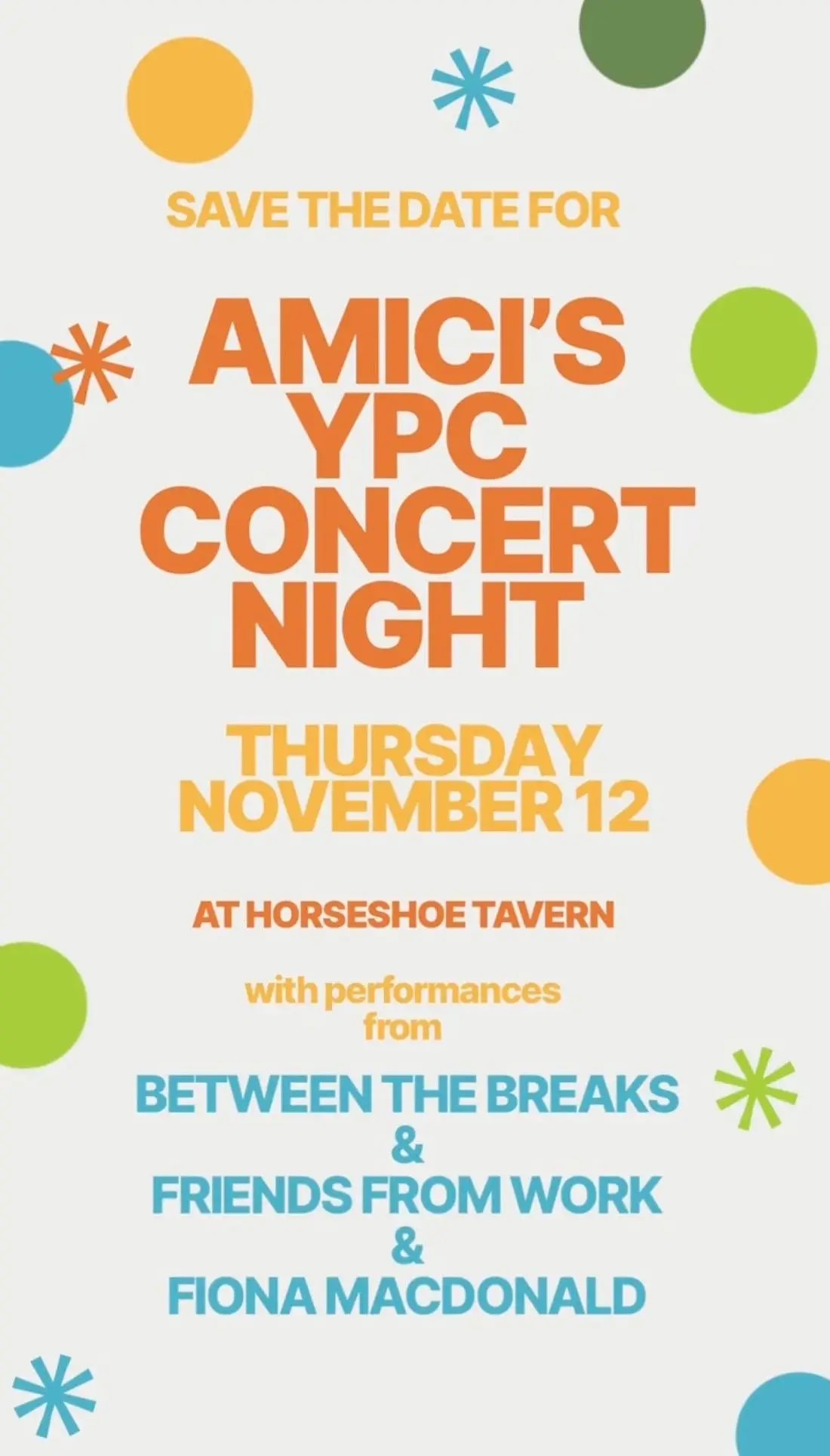 AMICI's YPC CONCERT NIGHT