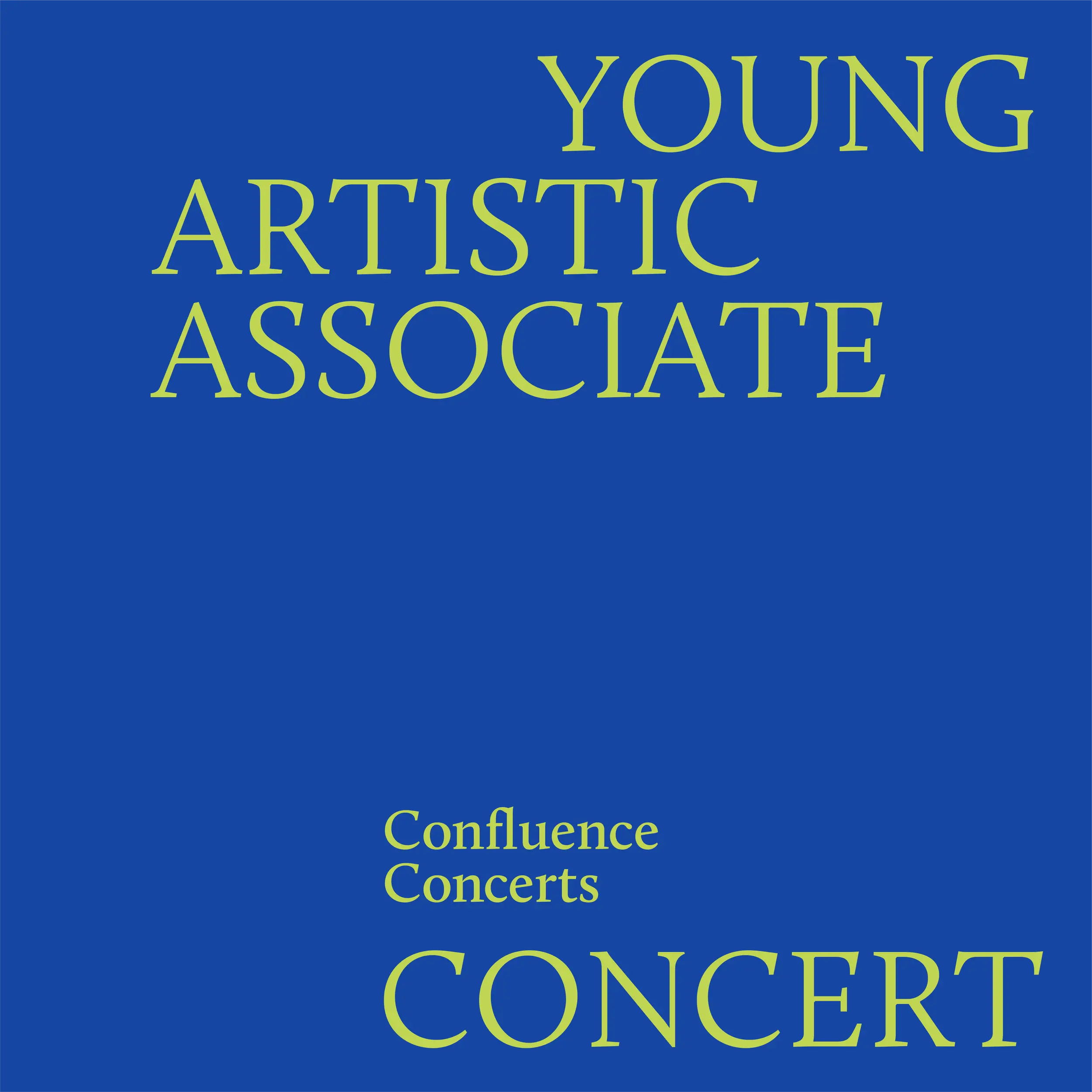 Young Artistic Associate Concert: Anika Venkatesh
