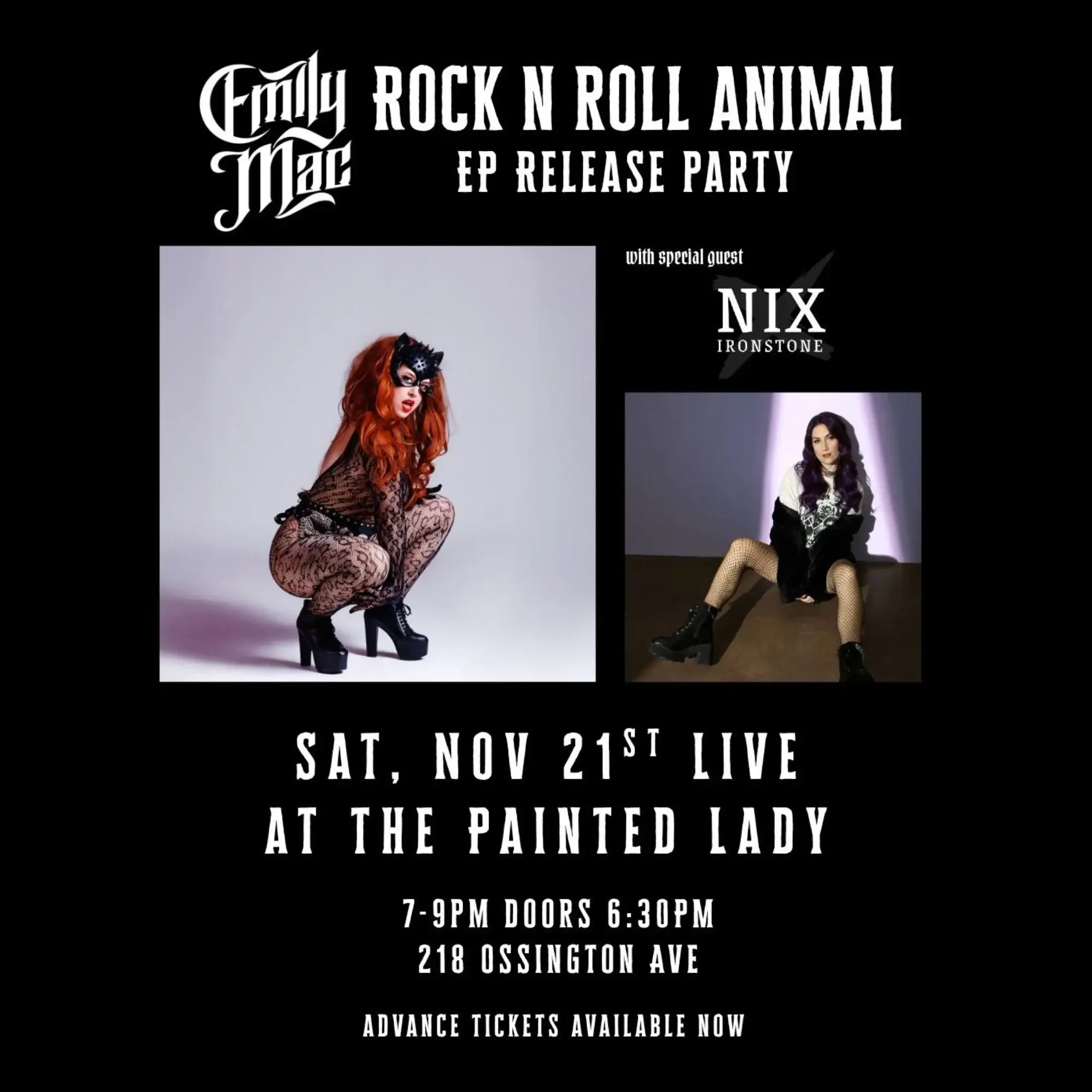 ROCK N ROLL ANIMAL EP RELEASE PARTY