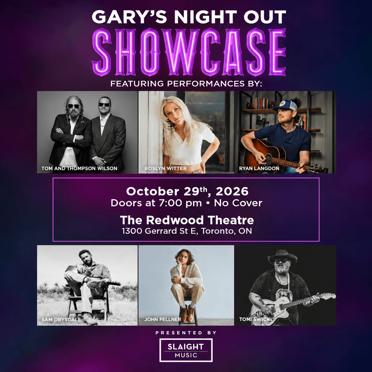 Gary's Night Out Showcase