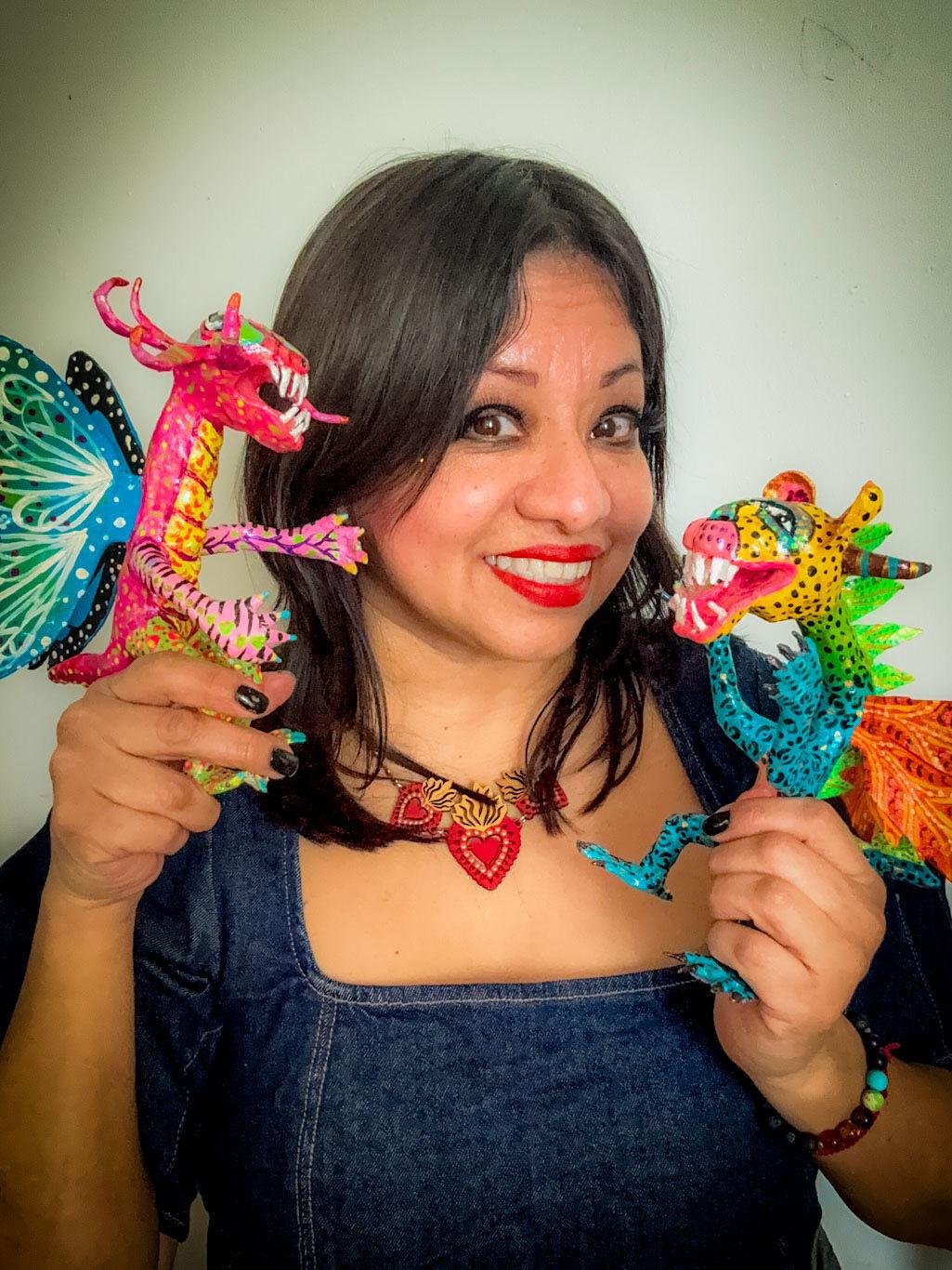 Paper Mache Alebrijes sculpture drop-in studio (Session 5)